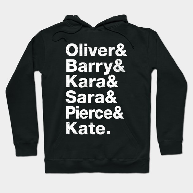 Arrowverse List Hoodie by The_Interceptor